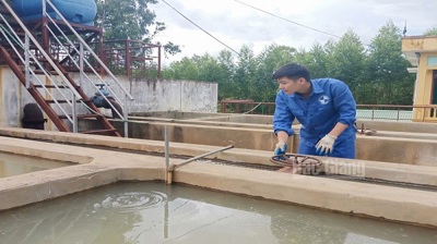 Bắc Giang: Bước đầu khắc phục tình trạng nước sinh hoạt không bảo đảm chất lượng tại thị trấn An Châu